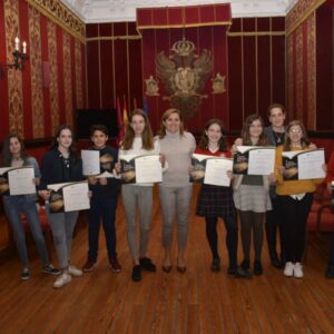 Entrega en Toledo del premio del concurso de microrrelatos "Ana Frank"