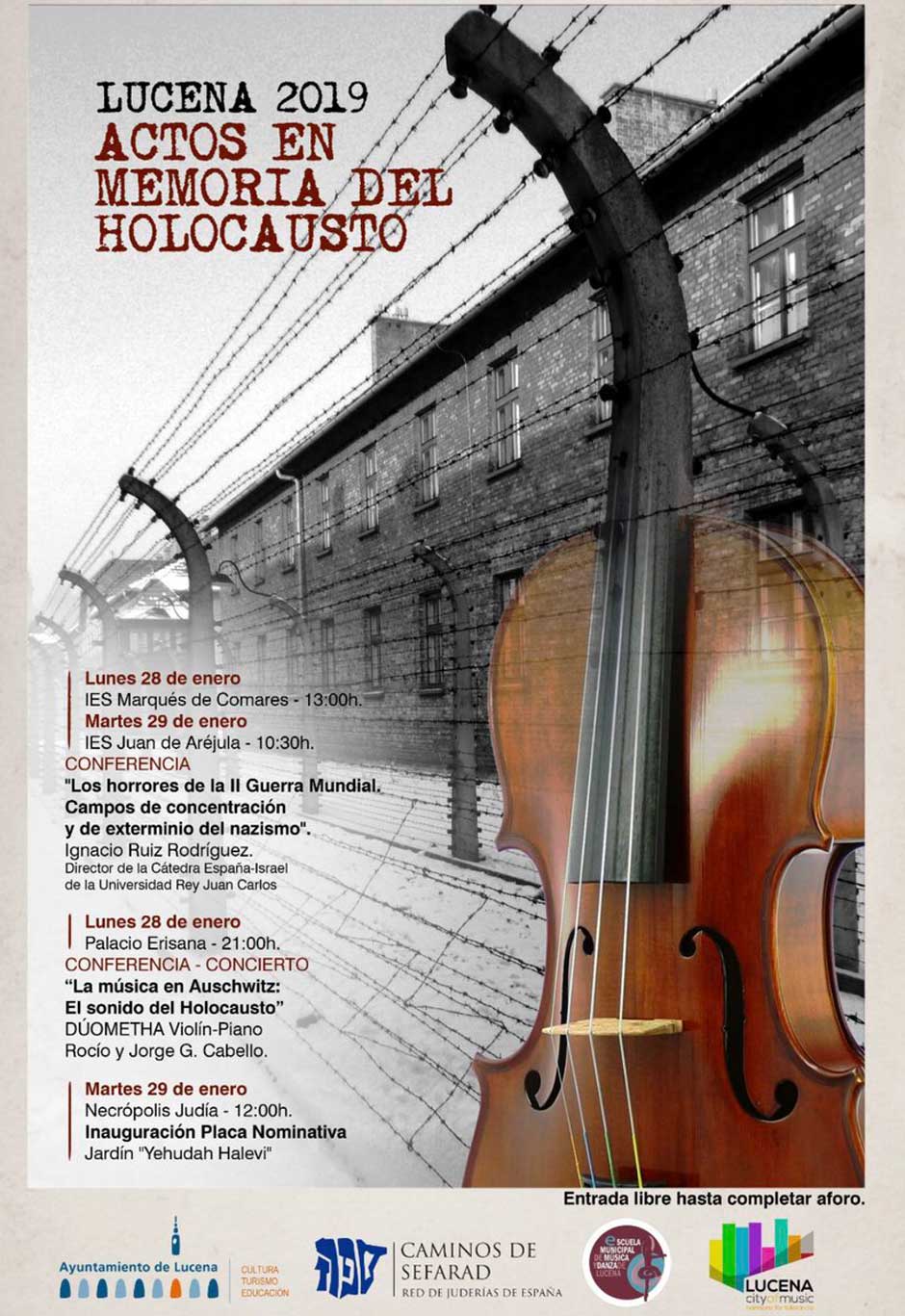 El 27 de enero fue el Día Oficial de la Memoria del Holocausto, y diversas ciudades de la Red de Juderías se sumaron a la celebración de diferentes actos y homenajes para recordar a las víctimas del Holocausto.