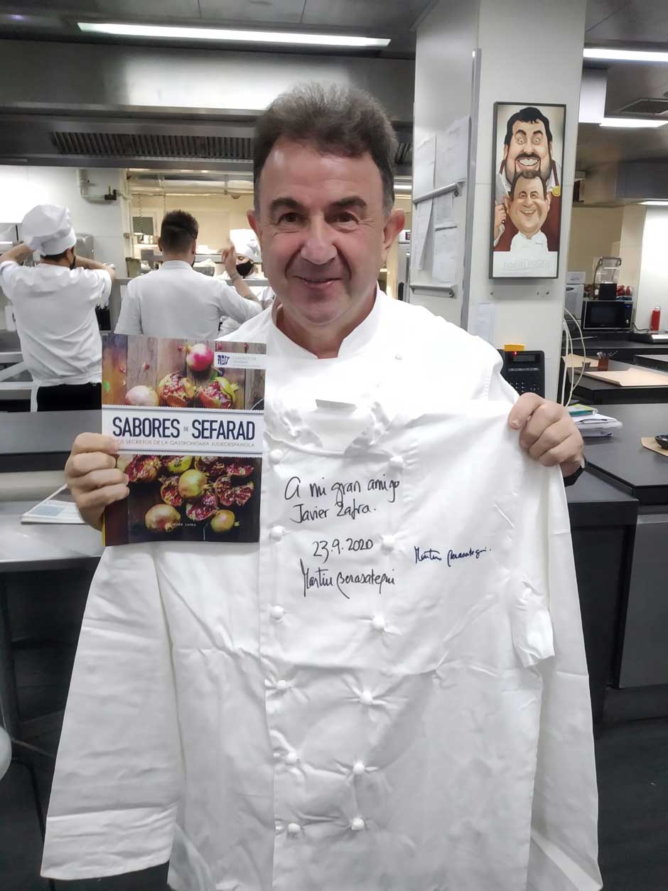 Martín Berasategui y Pedro Subijana, dos de los cocineros más importantes del mundo, promocionan en sus redes sociales el proyecto gastronómico de la Red de Juderías de España.