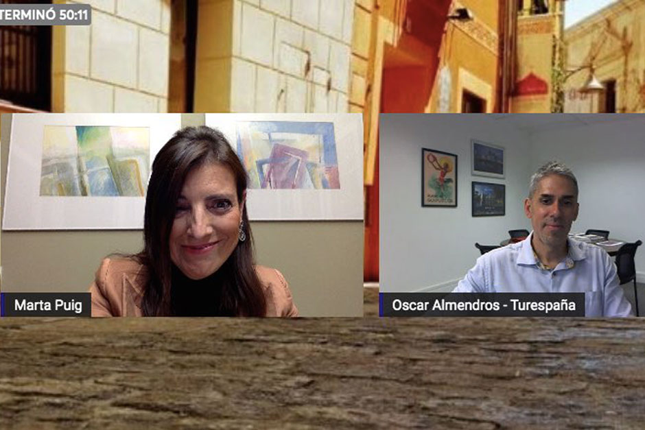 Webinar en colaboración con la Oficina de Turismo de España en Sao Paulo Red de Juderías de España Caminos de Sefarad