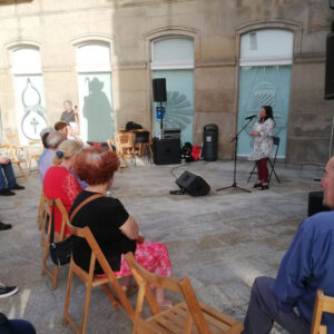 Ribadavia y Monforte de Lemos fueron escenario del espectáculo "Travesías", de la compositora de origen sefardí Liliana Benveniste | Red de Juderías de España Caminos de Sefarad