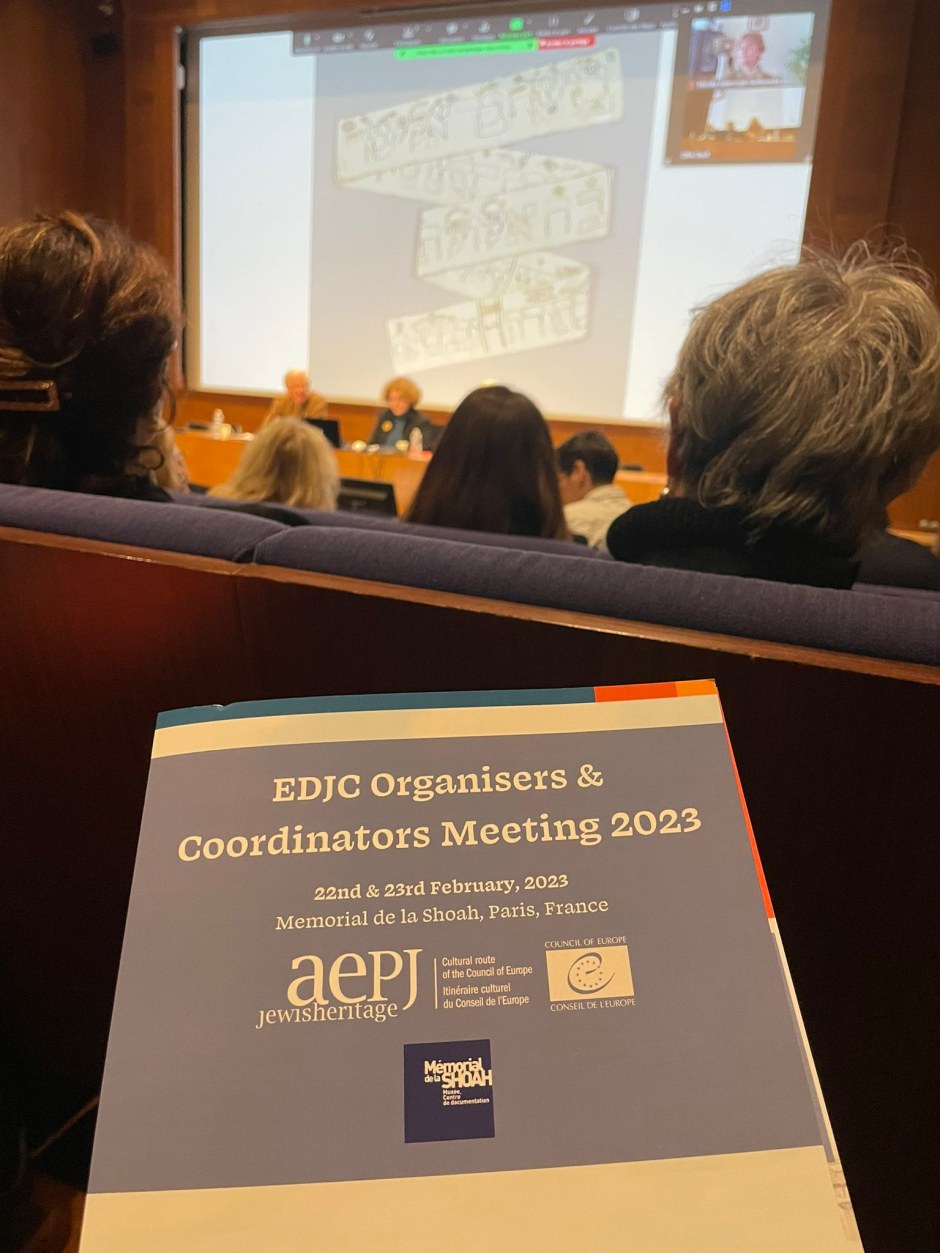 El Memorial de la Shoah de París acogió el encuentro, en el que participó la Red de Juderías de España.
