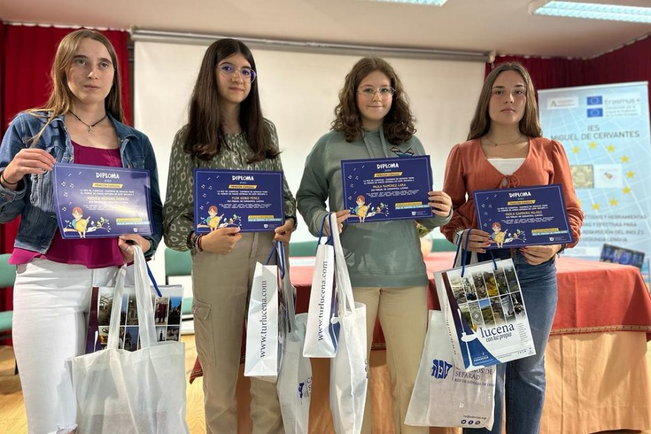 Entrega en Lucena y Tui de diplomas de la IV Edición del Concurso de Microrrelatos | Red de Juderías de España