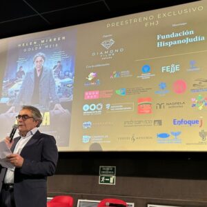 La Red de Juderías de España estuvo presente en el preestreno exclusivo de Golda, película biográfica sobre la vida de Golda Meir.